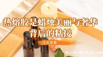 蜡烛灯芯热熔胶
